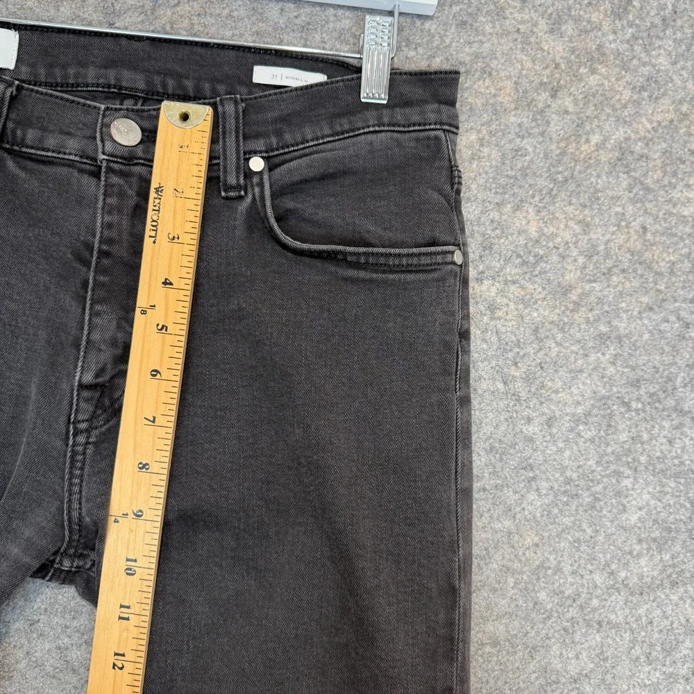 BLDWN Jeans Mens 31‎ Modern Slim 31x32 Dark Wash Black Denim Pants Smoke USA